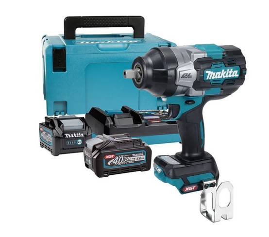 Boulonneuse à chocs XGT 1360 Nm - MAKITA - avec 2 batteries 4,0Ah - chargeur - MAKPAC - TW003GM201 - Image 1