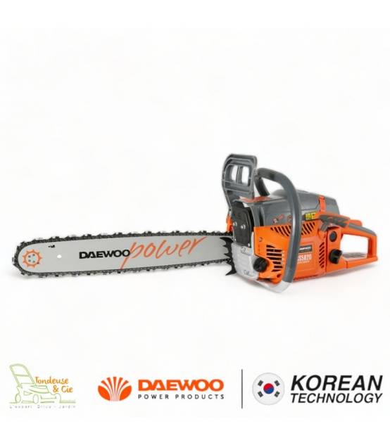Daewoo - Tronçonneuse thermique professionnelle 54,6cc 2,3cv guide 50 cm anti vibration DAEWOO DCS5820 - Image 1