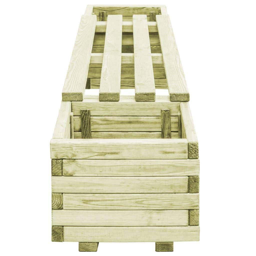Helloshop26 - Banc de jardin à jardinières bois de pin imprégné - Imagen 3