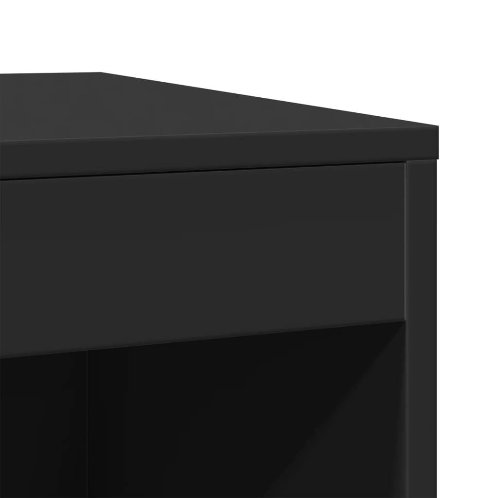 Vidaxl - Meuble de bac à litière pour chat noir bois d'ingénierie vidaXL 857761 - Image 4