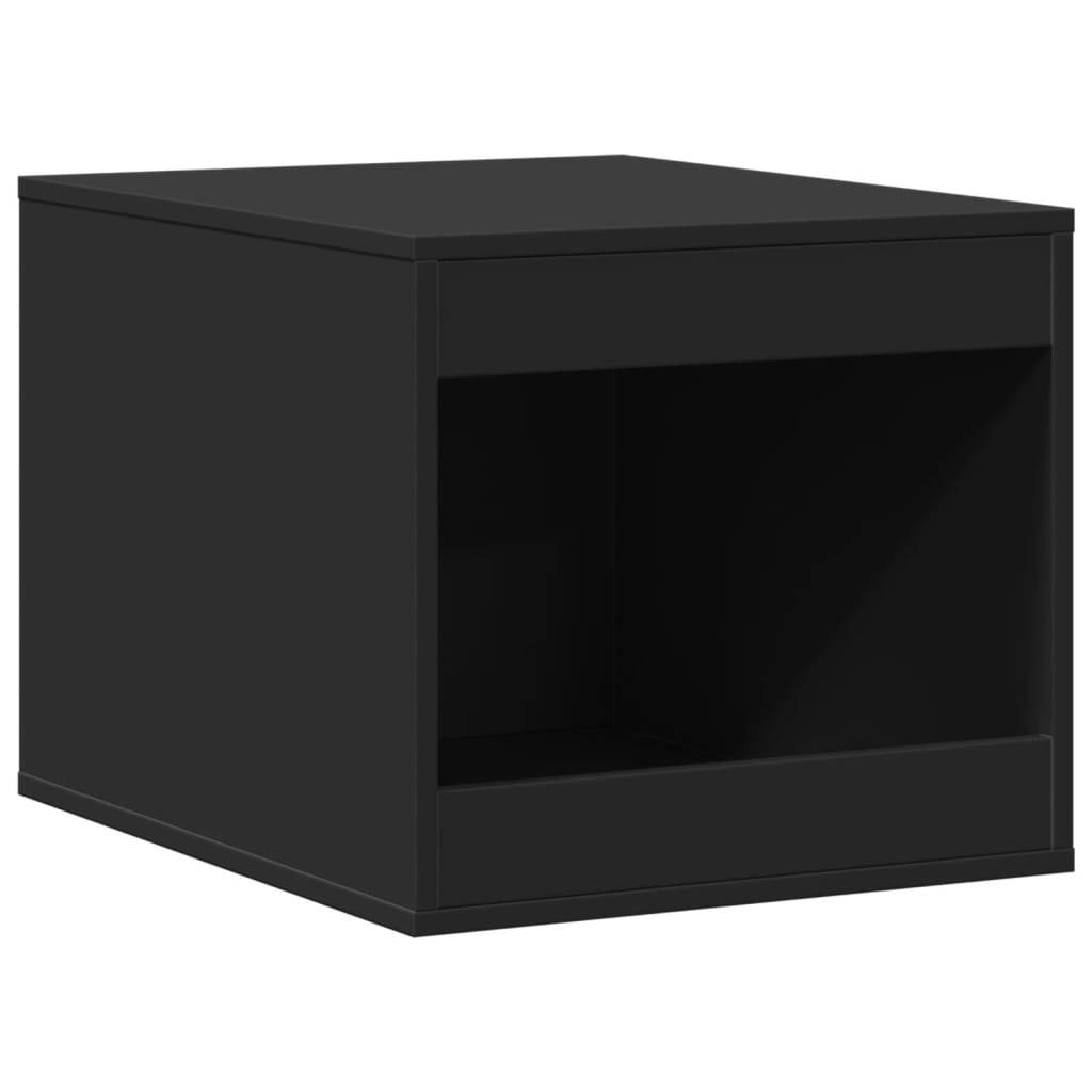 Vidaxl - Meuble de bac à litière pour chat noir bois d'ingénierie vidaXL 857761 - Image 2