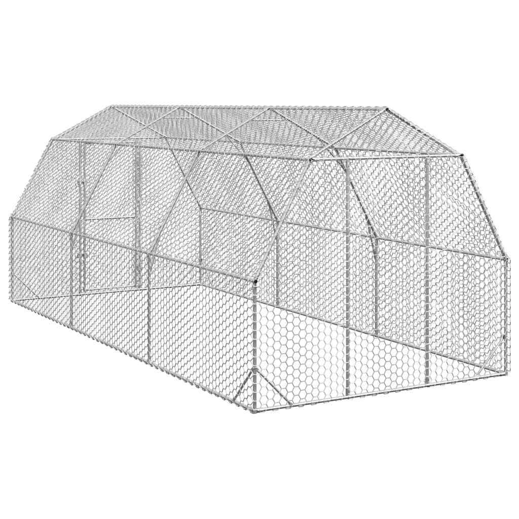 Vidaxl - Poulailler 2,5x6x2,25 m acier galvanisé vidaXL 3328517 - Image 6