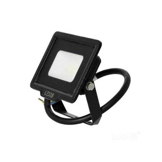 Projecteur LED MH 10W noir 4000K IP65 blanc naturel - Image 1