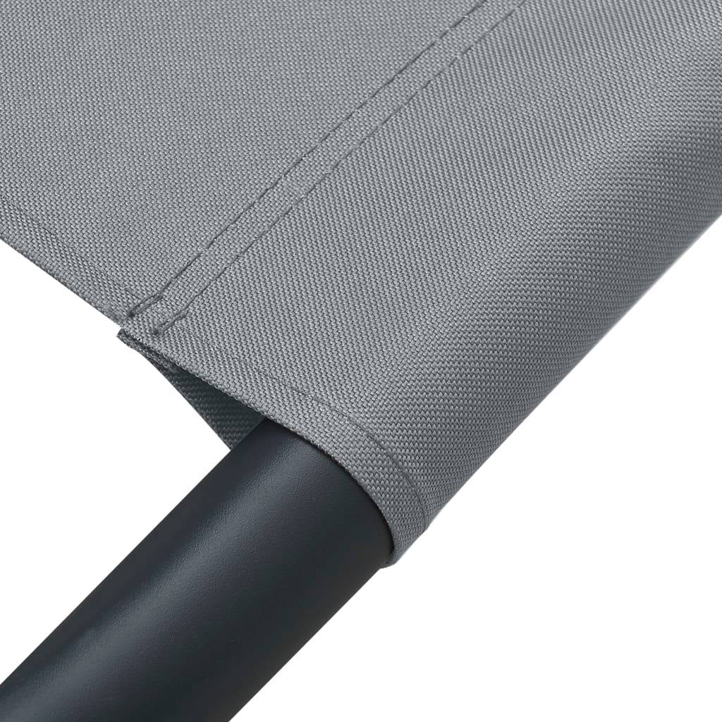 Vidaxl - Chaise longue d'extérieur Tissu Anthracite vidaXL 48076 - Imagen 5