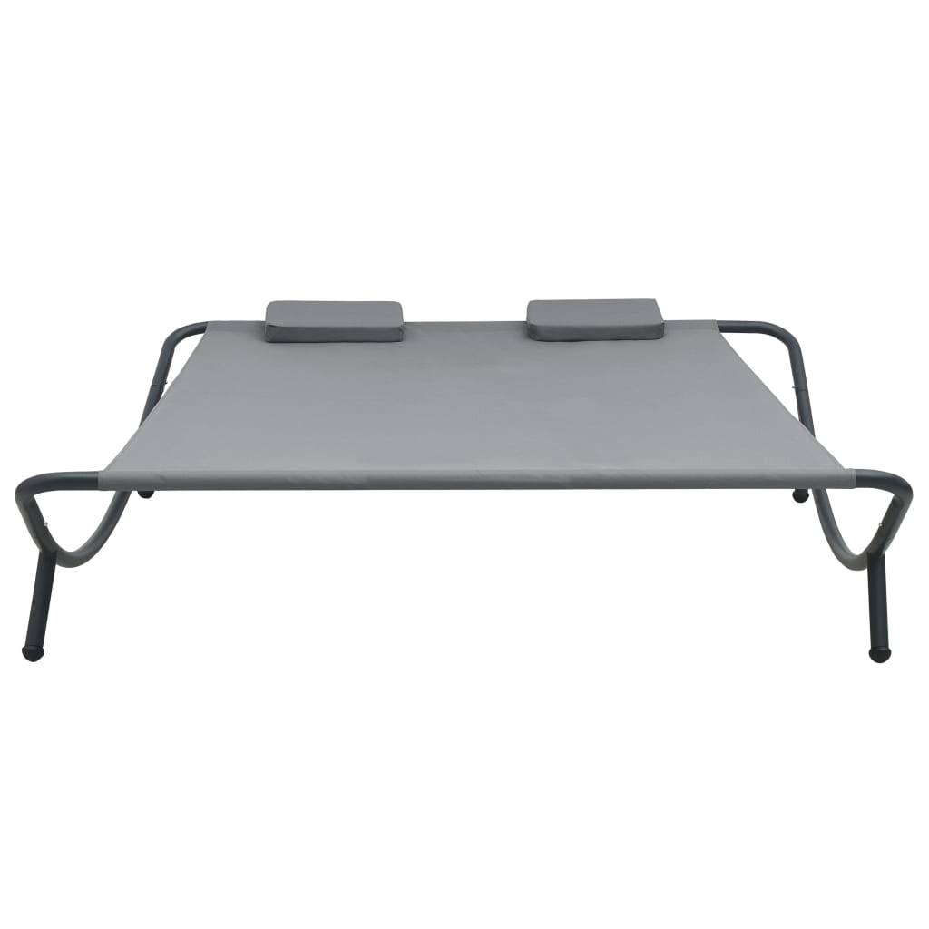 Vidaxl - Chaise longue d'extérieur Tissu Anthracite vidaXL 48076 - Imagen 6