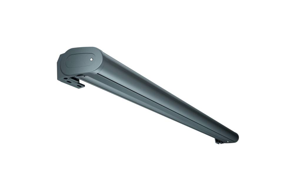Ombrazur - Store banne Coffre intégral PROTECT 2 Gris Anthracite 5x3,5m Motorisé à  télécommande - Toile Verte - Image 3
