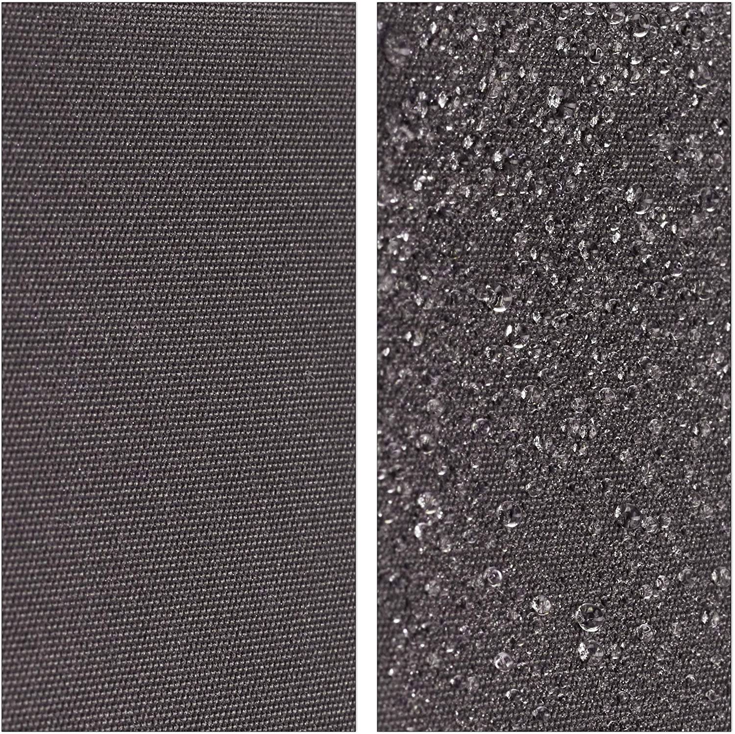 Helloshop26 - Store banne télescopique de balcon manivelle hauteur réglable résistant uv polyester acier 350 x 120 cm gris - Imagen 4