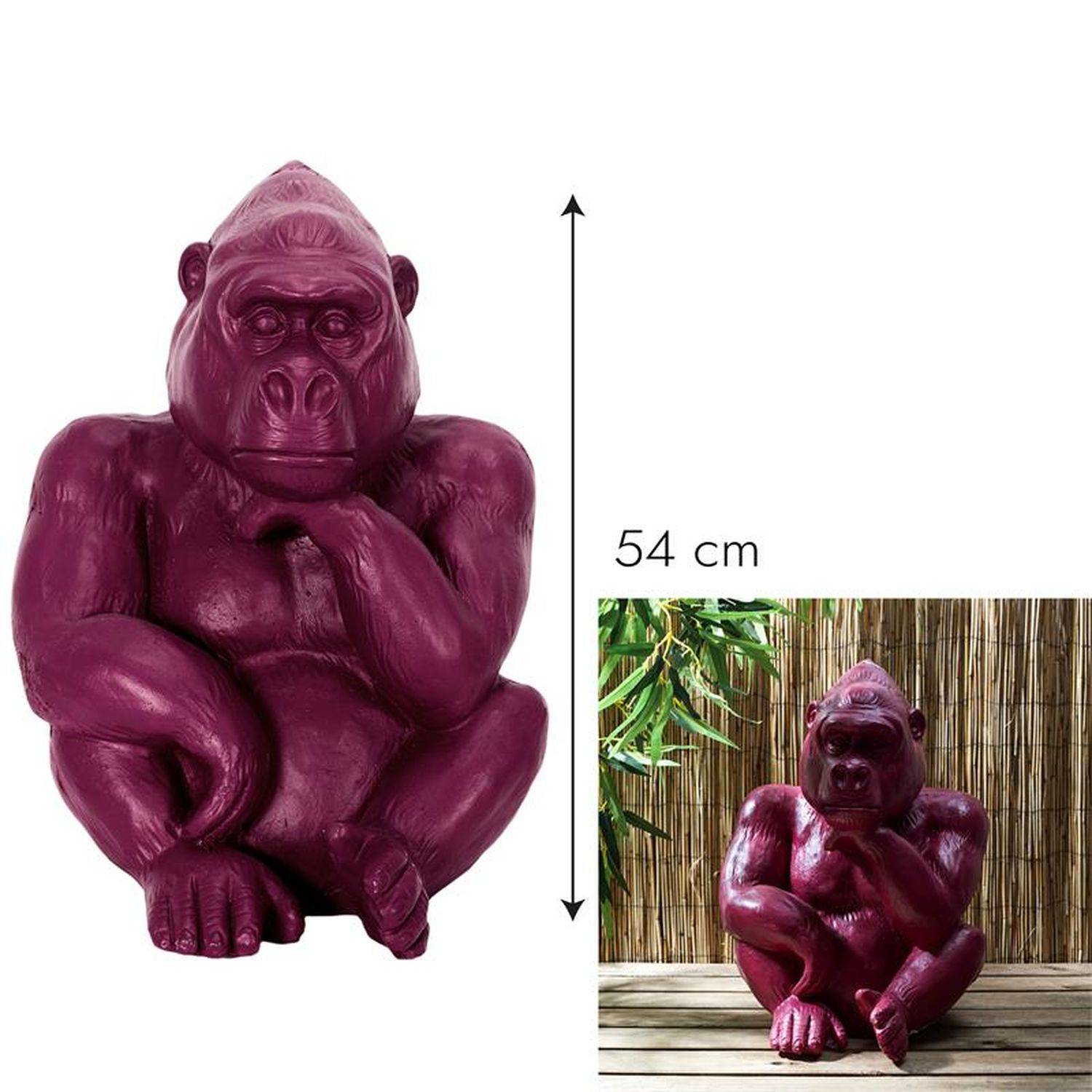 Sans Marque - Gorille décoratif Magnesia - Toilinux - Imagen 3