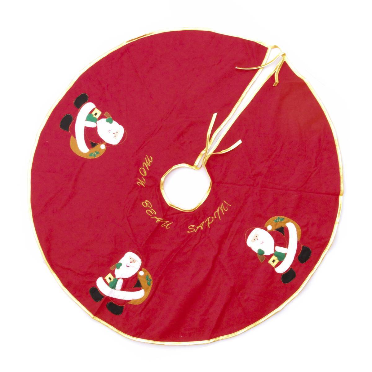 Fééric Lights & Christmas - Tapis de sapin en feutrine rouge D90cm - Atmosphera Créateur d'intérieur - Imagen 1