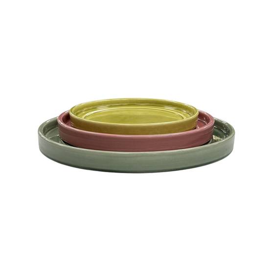Provencelia - Soucoupe 35cm vert de gris - Image 7