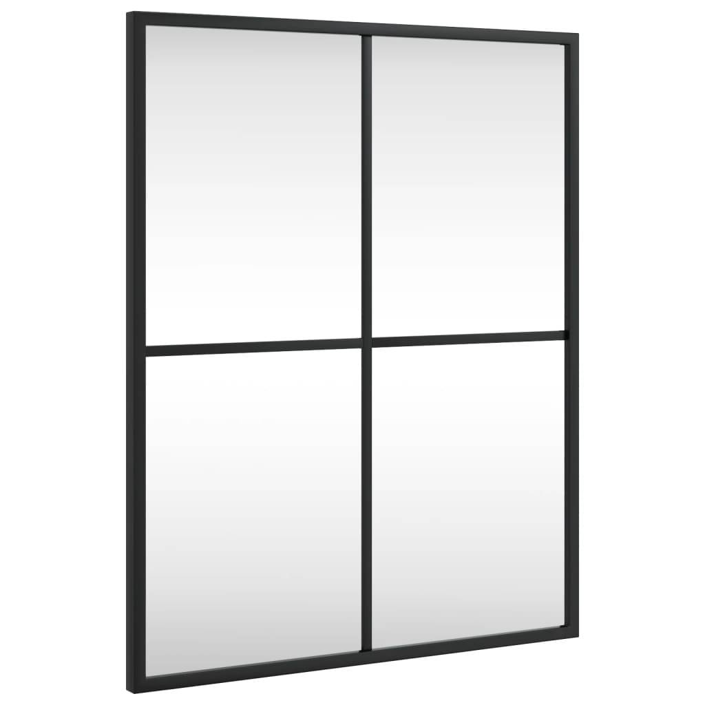 Maison Chic - Miroir mural noir 40x50 cm rectangulaire fer Maison Chic