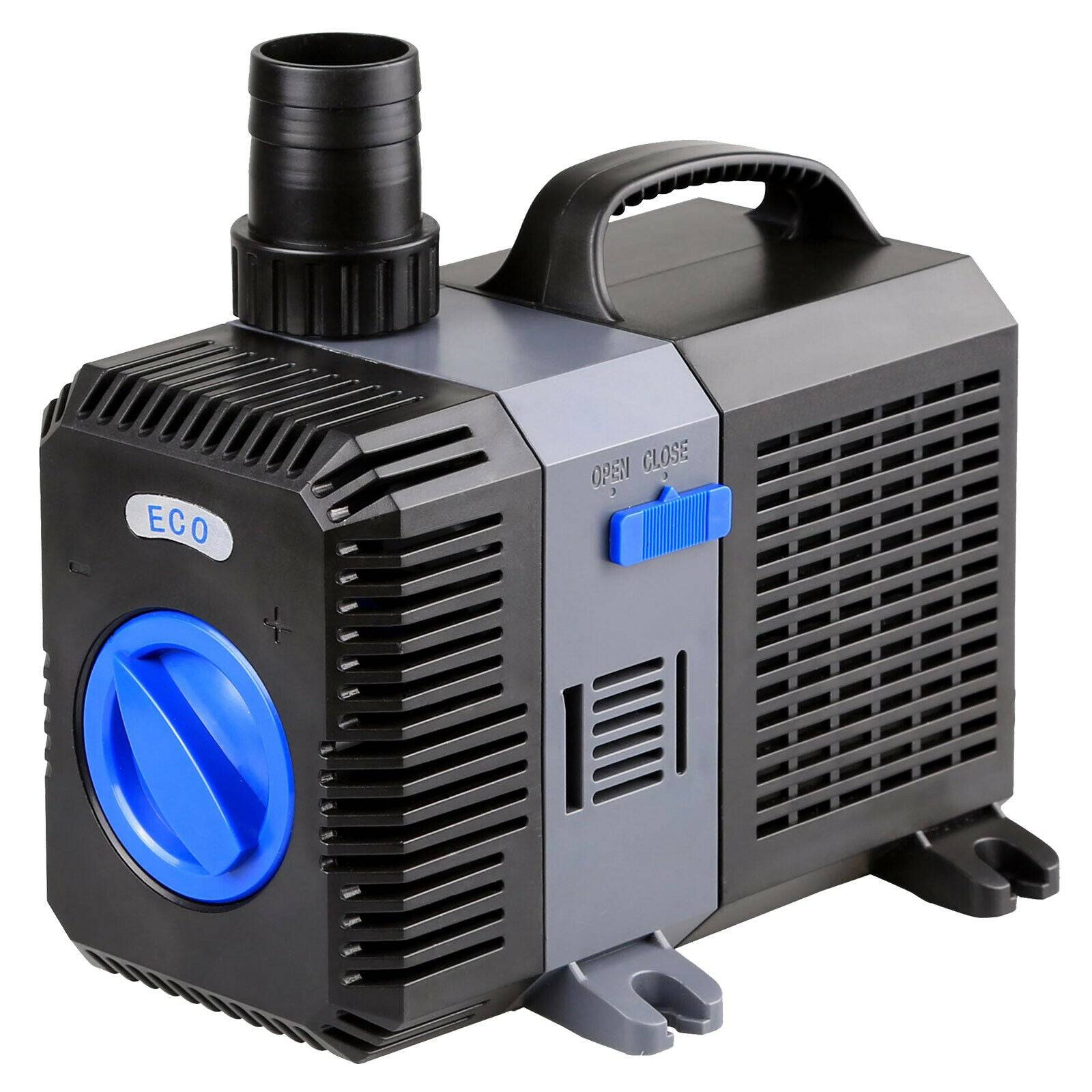 Helloshop26 - Pompe à eau de bassin filtre filtration cours d'eau eco 3000 litres par heure 20 watts koi - Imagen 1