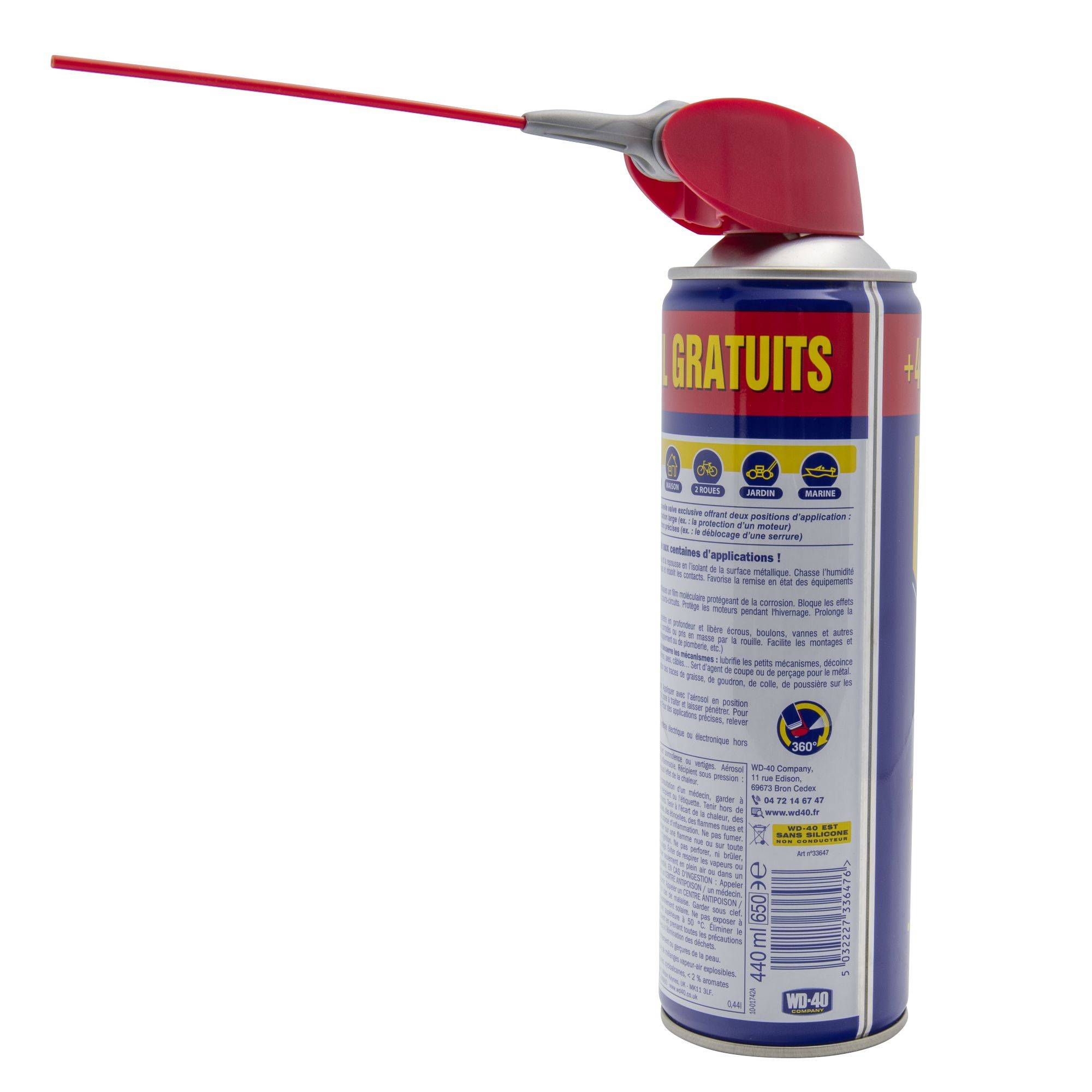 Bombe dégrippant double spray wd40 400ml - Image 5