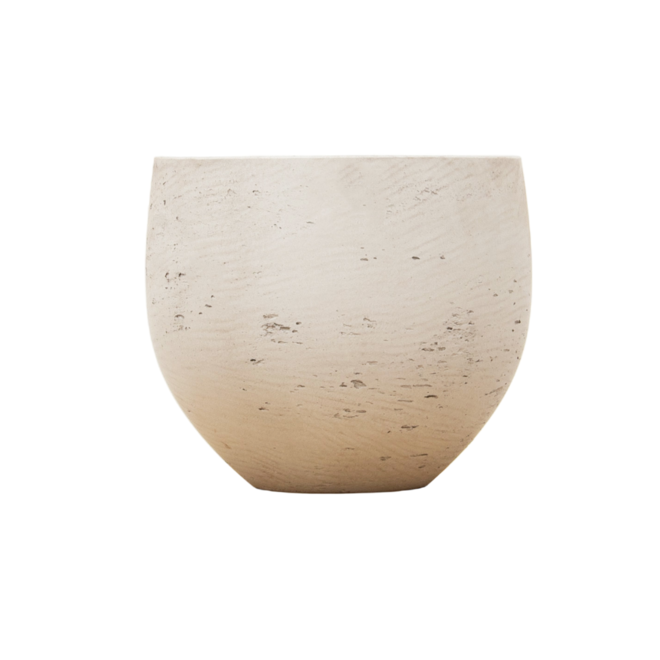 Pot de fleurs beige délavé - taille XS - D.69cm x H.57cm - Image 1