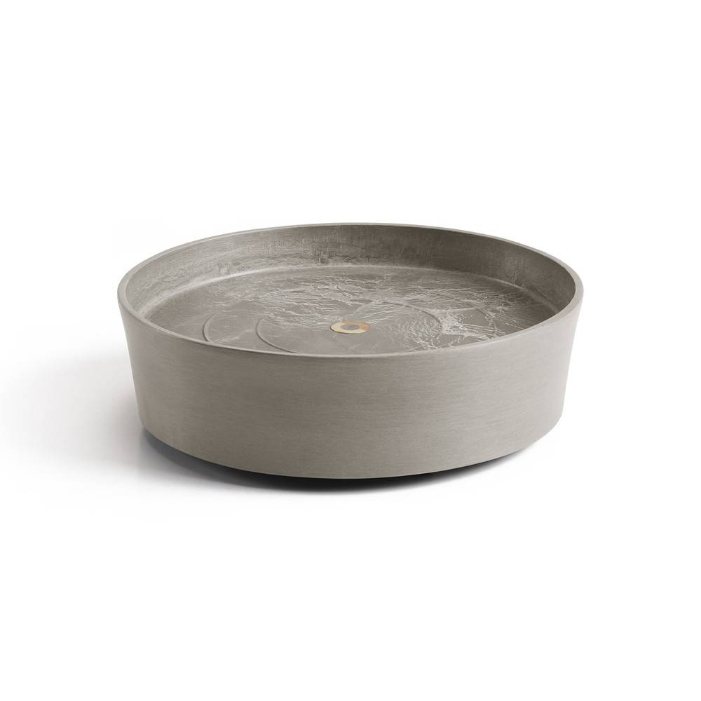 Ecopots - Support à roulettes Wheels 30 Taupe - Ø 28,7 x H. 8,3 cm ECOPOTS - Imagen 4