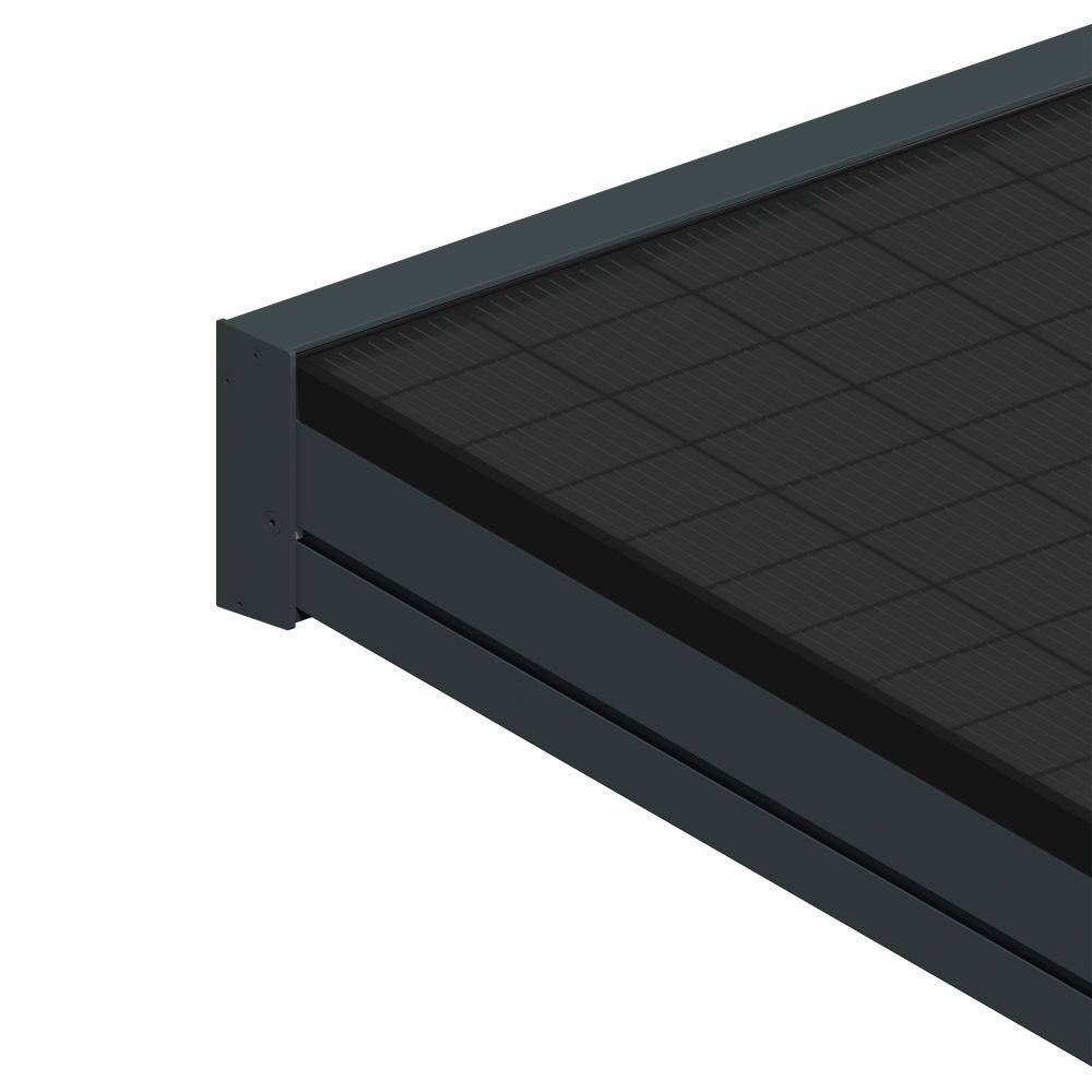 Ombrazur - Pergola solaire POWER Gris anthracite 3,448x3,95m - Imagen 10