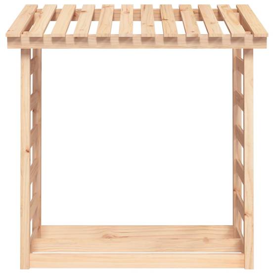 Abri-bûches en bois de pin massif pour jardin 108x64,5x110 cm – ComfortXL Outdoor Living - Image 5