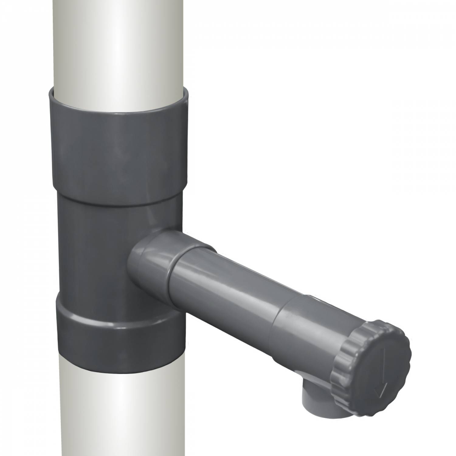 Linxor - Collecteur, récupérateur d'eau de pluie pour gouttière - Diamètre 8 cm - Linxor - Imagen 1