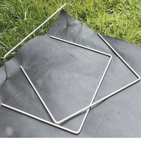 Agrafes 15 x 20cm métalliques galva - 40 pcs - Image 1