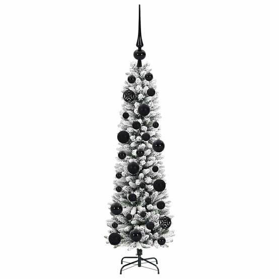 ComfortXL - Sapin de Noël Blanc et Vert 120 cm, Lumineux 150 LED avec 8 Modes et Kit Déco Inclus – ComfortXL Outdoor Living - Image 4