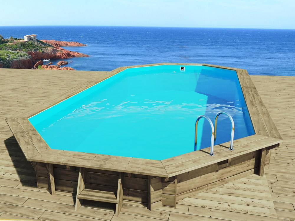 Habitat Et Jardin - Piscine Bois " Sevilla 145 " - 8.57 X 4.57 X 1.45 M -habitat Et Jardin - Imagen 1