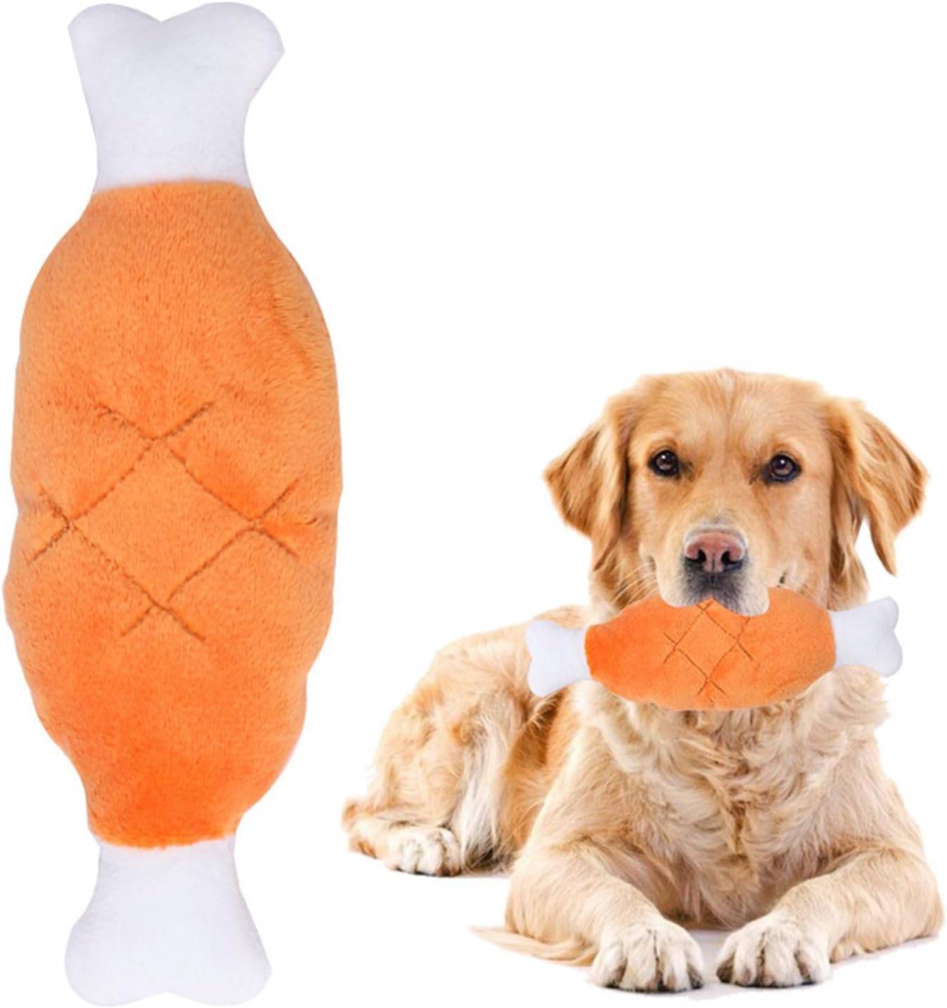 Jouet Poulet Grinçant pour Chien - Résistant et Amusant-Living123