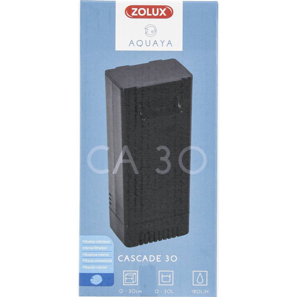 Zolux - Filtration intérieure cascade 30, puissance 3w 180l/h pour aquarium de 0 à 30l max - Imagen 3
