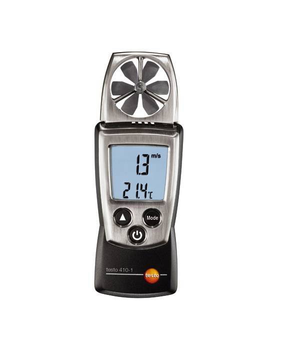 Anémomètre à hélice 410-1, mesure vitesse de l'air, température - TESTO - 0560 4101