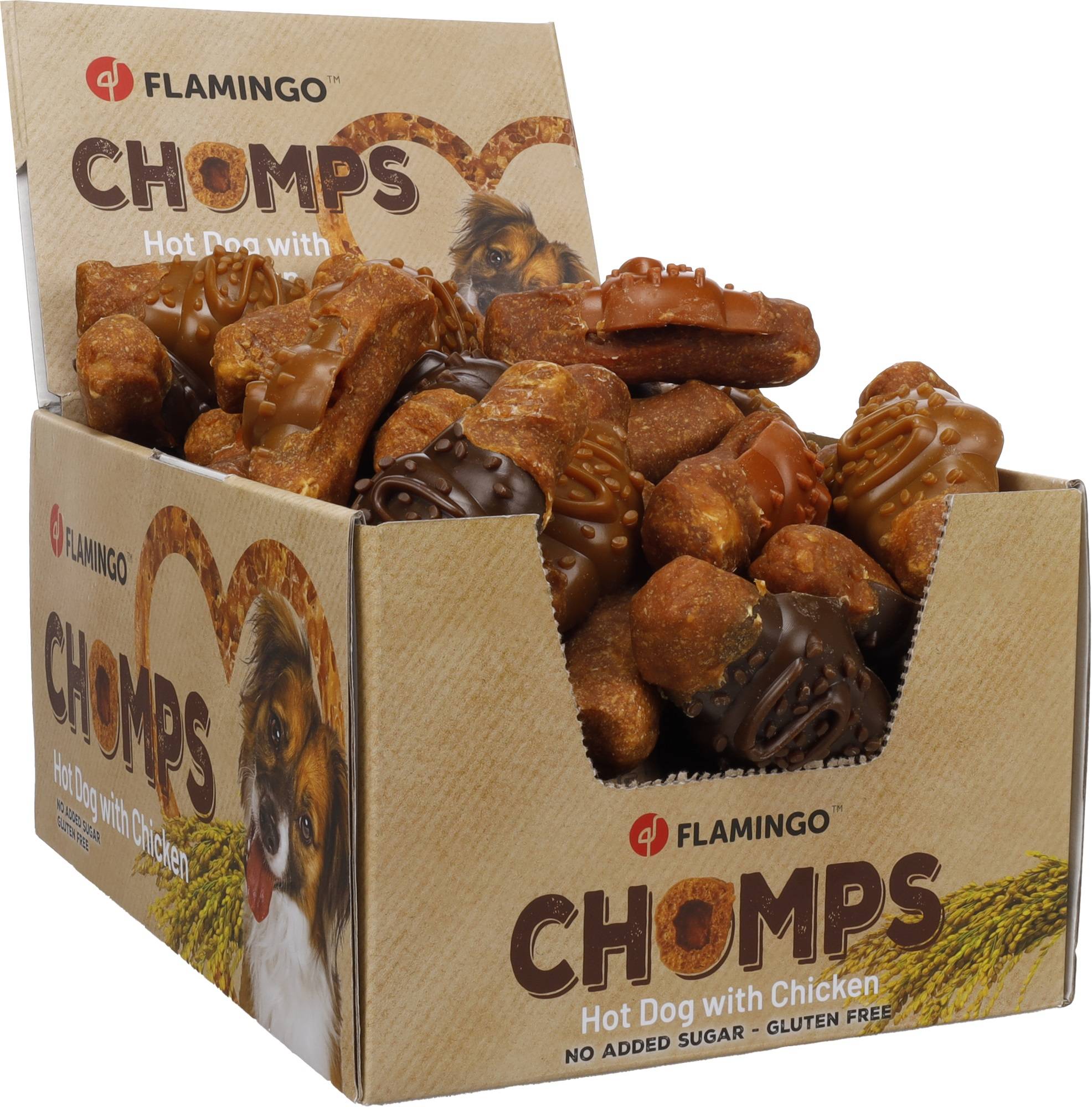 Friandises en lot pour chien Hot dog avec poulet - Image 1