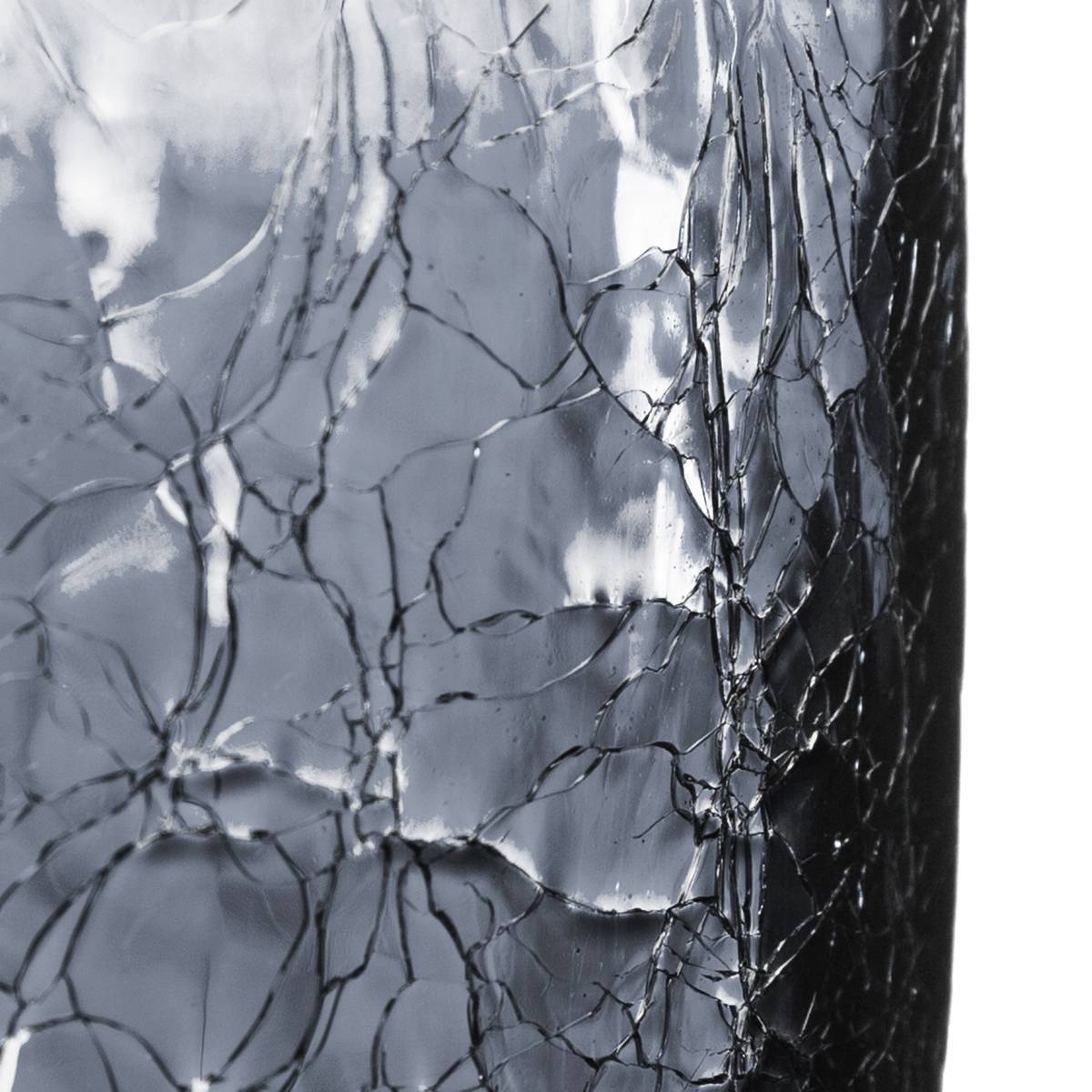 Atmosphera - Vase cylindre verre craquelé H20cm - Atmosphera Créateur d'intérieur - Imagen 4