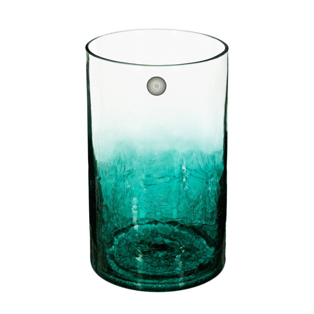 Atmosphera - Vase cylindre verre craquelé H20cm - Atmosphera Créateur d'intérieur - Imagen 1