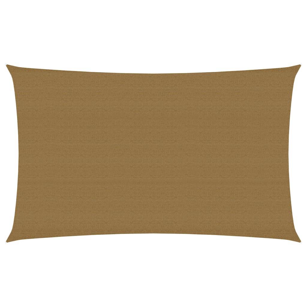 Helloshop26 - Voile toile d'ombrage parasol 160 g/m² taupe 2 x 5 m PEHD - Imagen 1