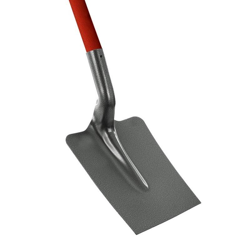 Pelle De Jardin Pro Terrassier Carrée à Col De Cygne 25cm En Acier Trempé Emmanchée Bois Pomme 110cm Mermier 554125 - Imagen 1