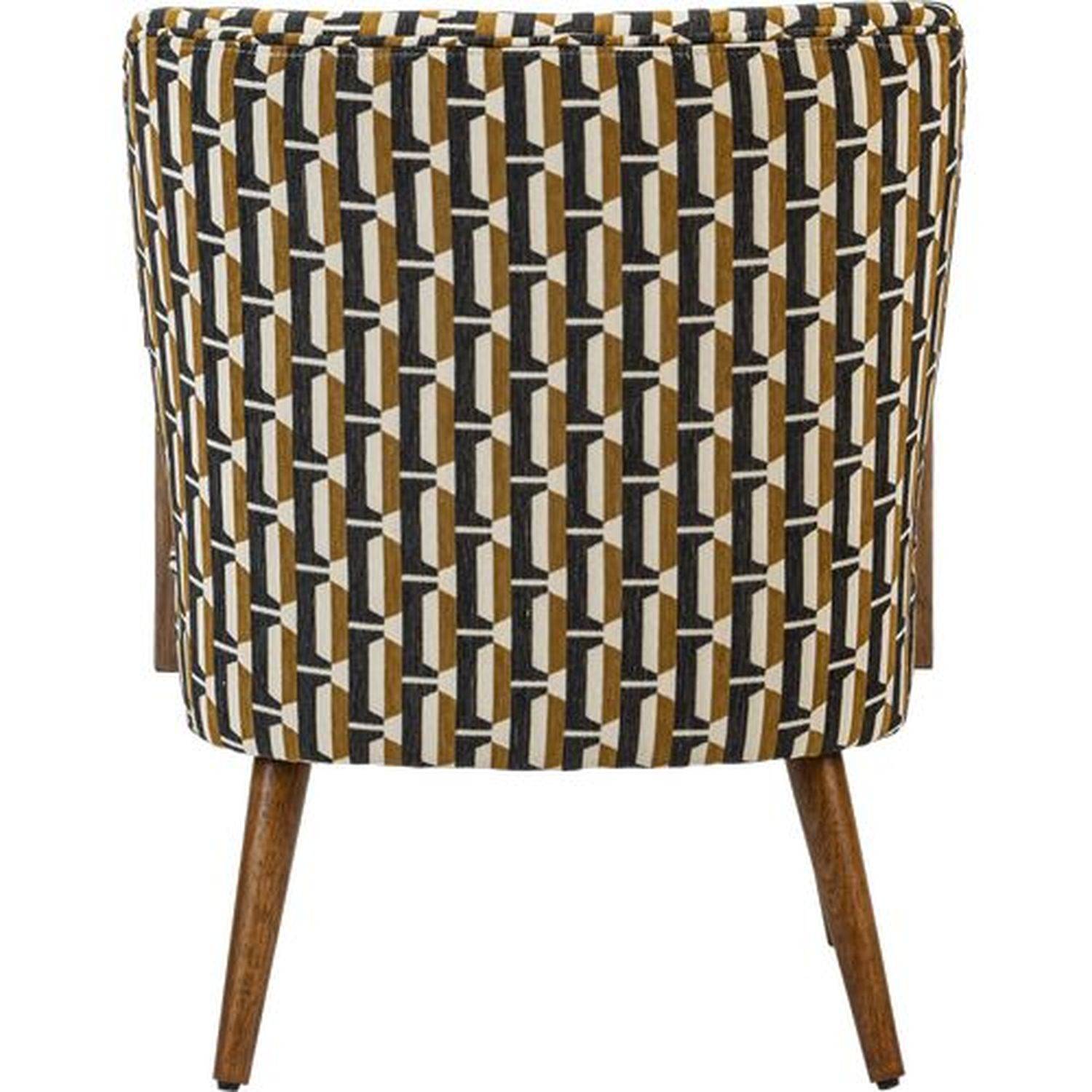 Atmosphera - Fauteuil Chiara beige et noir - Atmosphera Créateur d'intérieur - Image 7