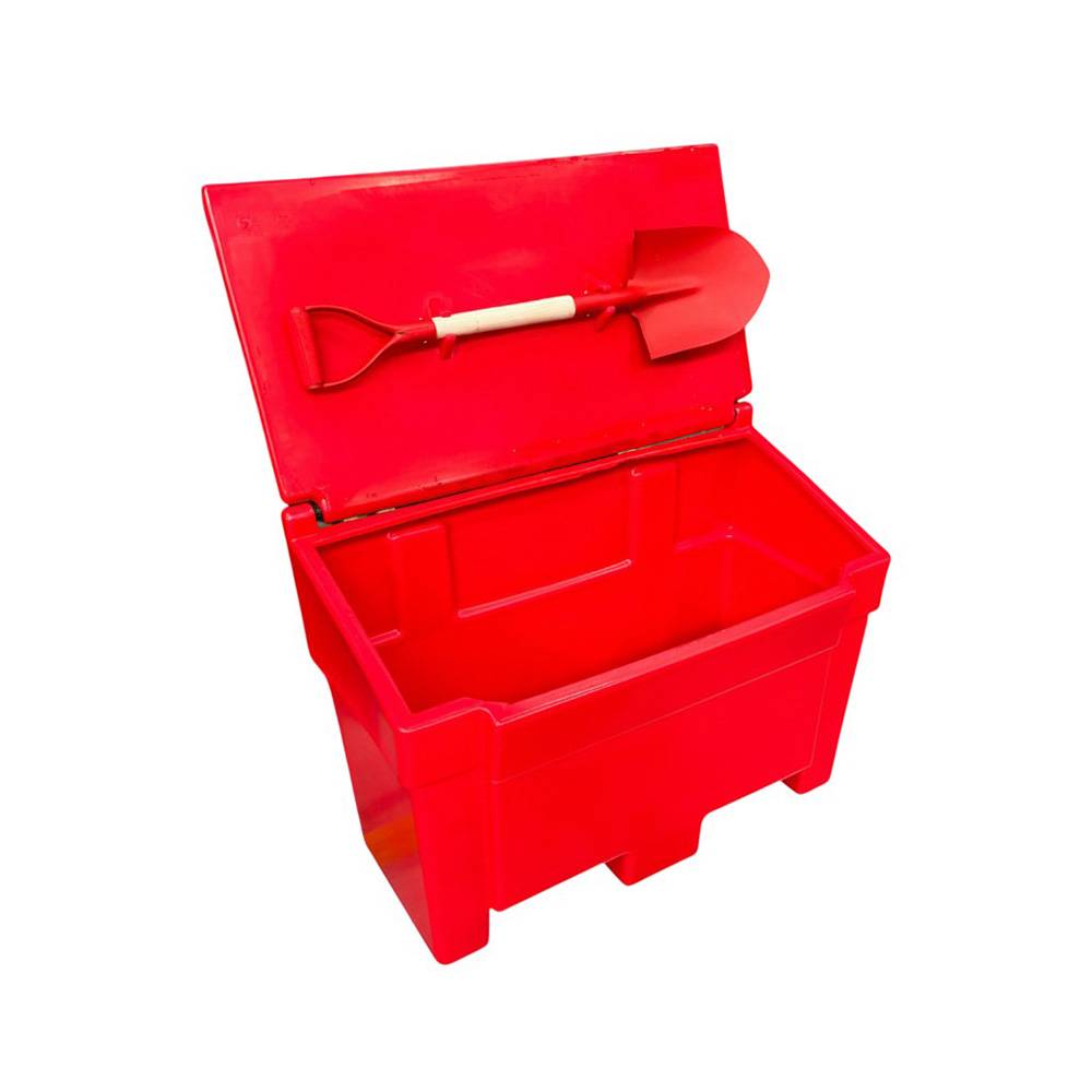 Bac à sable incendie/ à sel de déneigement 200l+pelle-plast'up rotomoulage - Imagen 1