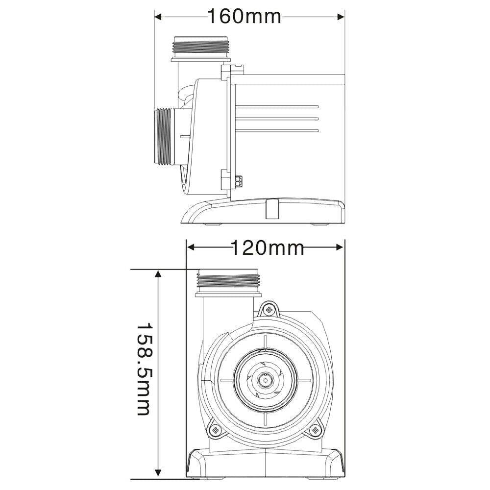 Helloshop26 - Pompe de piscine 12000 litres par heure circulation 100 watts - Imagen 3