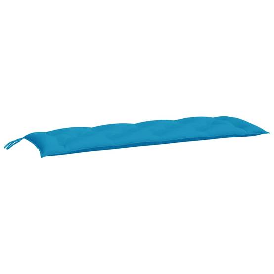 Coussin de banc de jardin bleu clair 150x50x7 cm tissu oxford P108 - Image 1