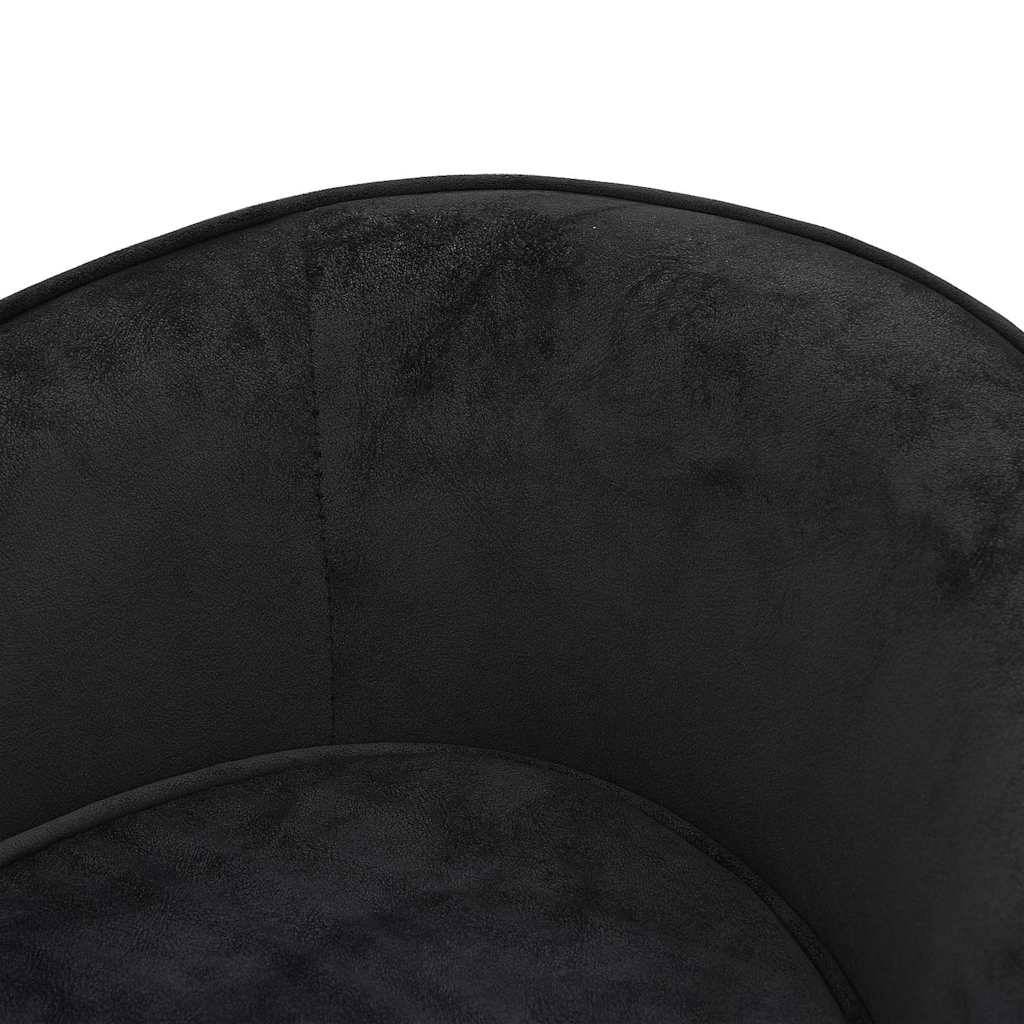 Vidaxl - Canapé pour chien Noir 69x49x40 cm Peluche vidaXL 171021 - Imagen 4