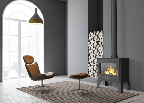 Supra - Poêle à bois GEORGES 6,7KW en fonte - eco design Supra - Image 3