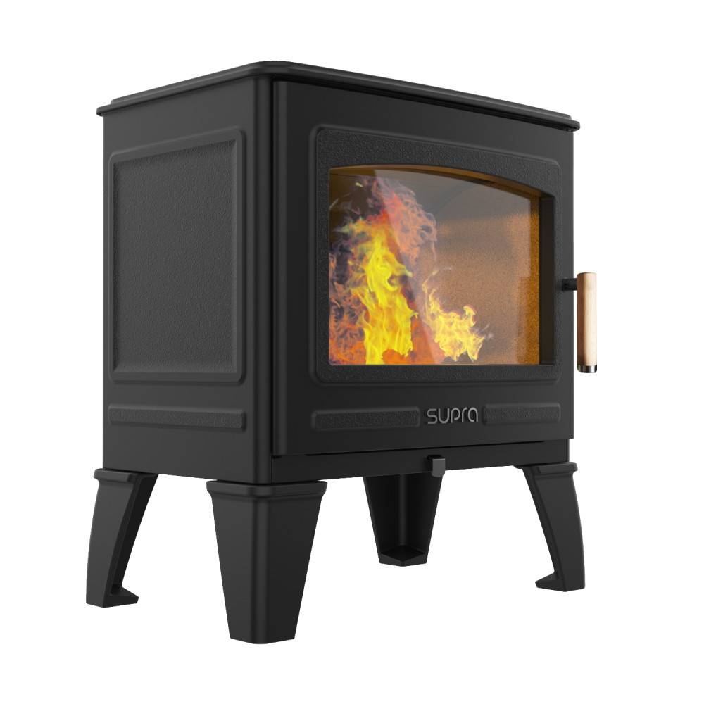 Supra - Poêle à bois GEORGES 6,7KW en fonte - eco design Supra - Image 1