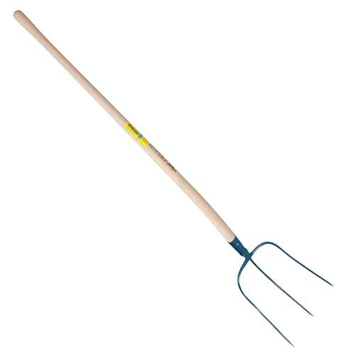 Outils Perrin - Fourche à faner à douille 3 dents manche pomme Outils Perrin