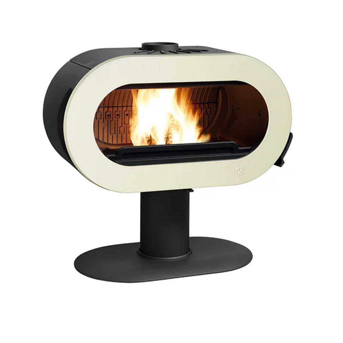 Invicta - Poêle à bois fonte 10kw ivoire P648046 Invicta - Imagen 1