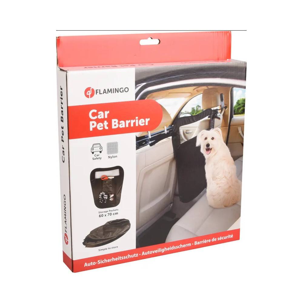 Barrière de protection entre siège pour voiture noir pour chien - Imagen 1