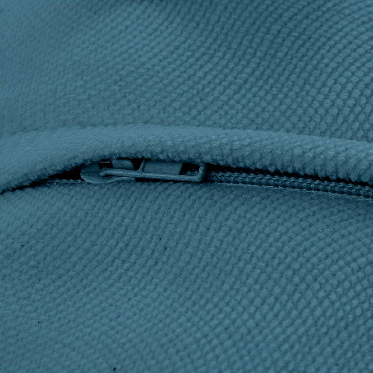 Atmosphera - Coussin "LILOU" en coton bleu 45x45cm - Atmosphera Créateur d'intérieur - Imagen 3
