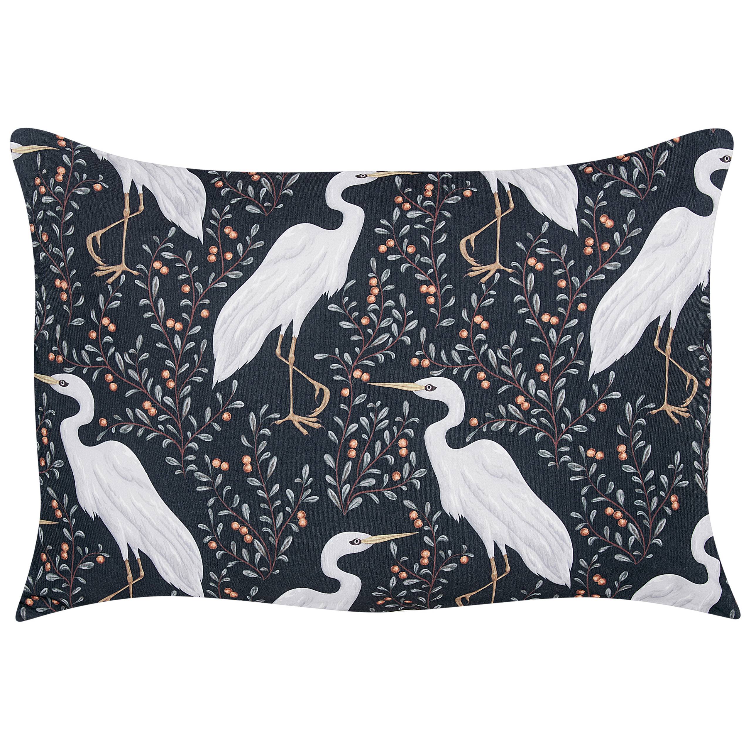 Beliani - Coussin d'extérieur Polyester Noir PIANAZZO Beliani - Imagen 3