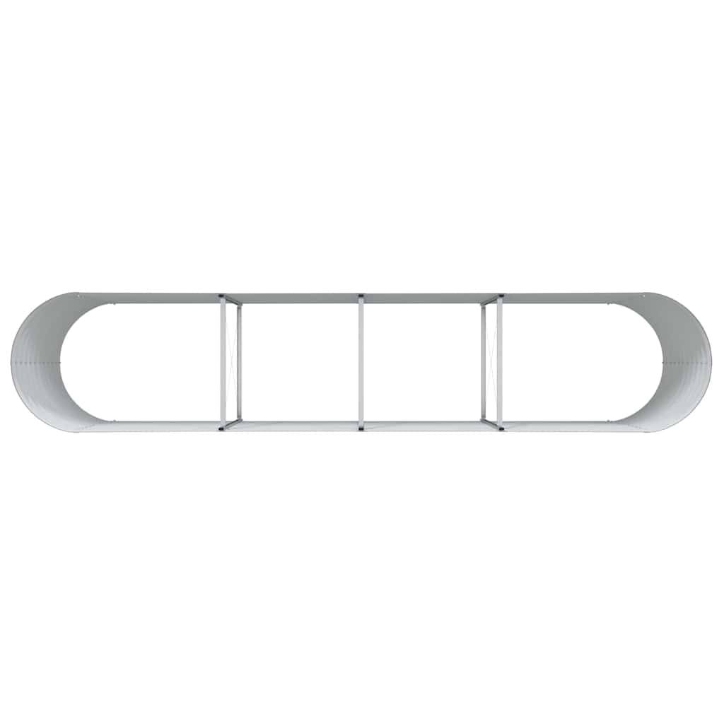 ComfortXL - Très Grand Potager sur Pieds Acier Marron 400x80cm, Bac de Jardinage Haut pour Cultures – ComfortXL Outdoor Living - Image 7