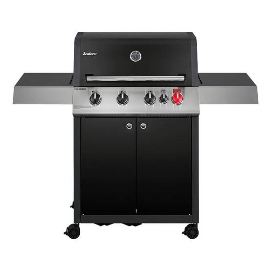 Barbecue à gaz Colorado Black 4 I Turbo - ENDERS - 4 brûleurs dont 1 Turbo Zone - 1 brûleur arrière infrarouge - Imagen 4