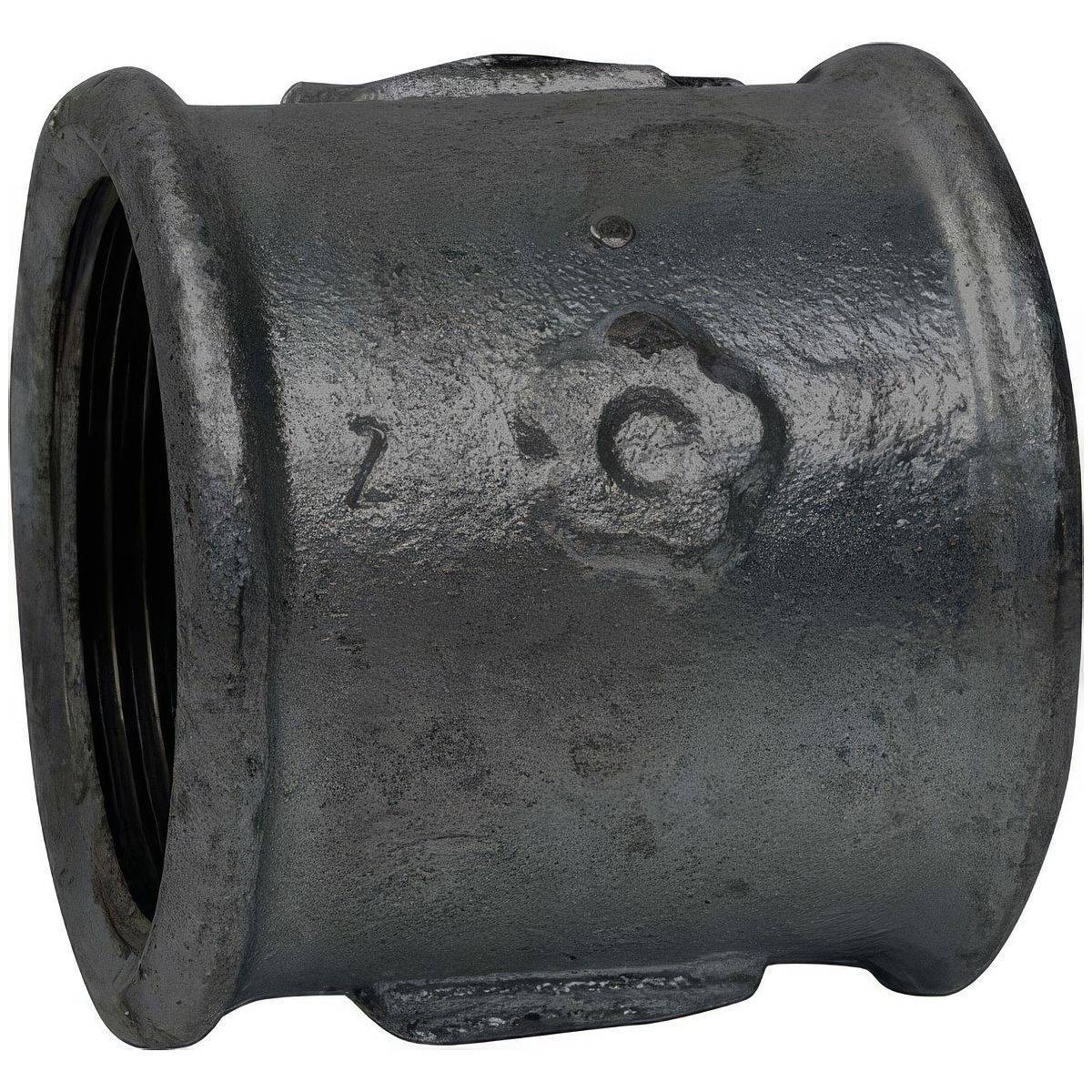 Manchon Femelle-Femelle en Fonte Malléable à Cœur Noir - 3/8'' - Image 1