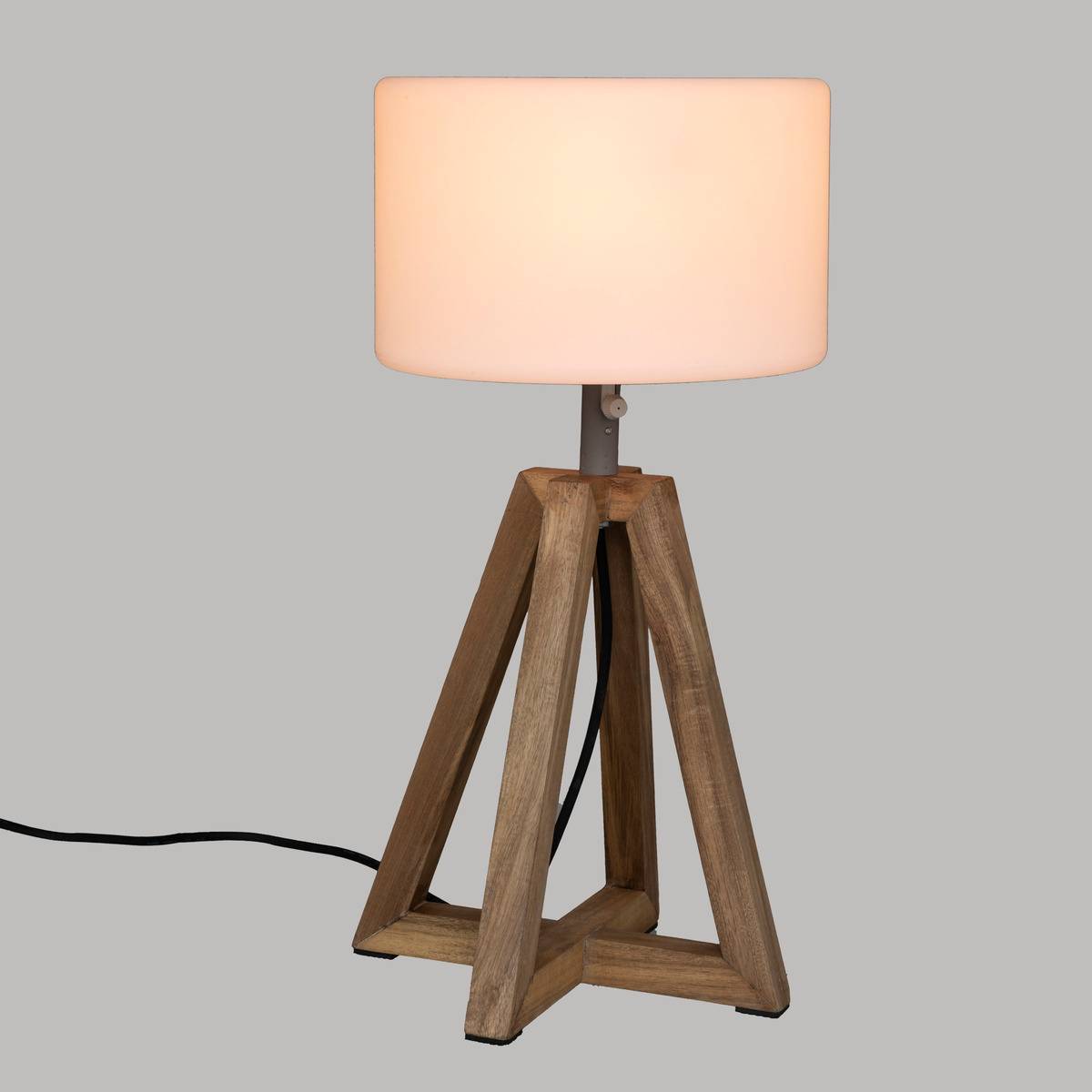 Atmosphera - Lampes d'extérieur "Matia" acacia H59cm - Atmosphera Créateur d'intérieur - Imagen 5