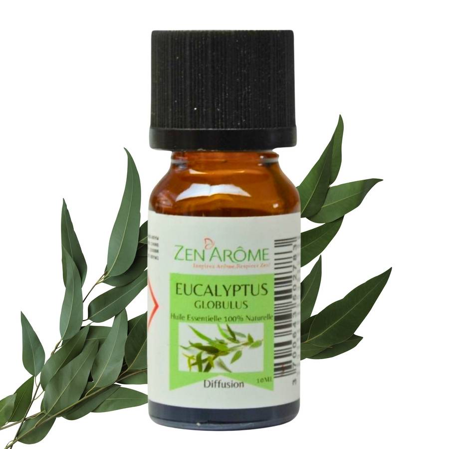 Huile Essentielle d'Eucalyptus – 100% Pure et Naturelle - Diffusion pour Aromathérapie – 10ml – Conditionné en France - Zen'Arôme - Image 2